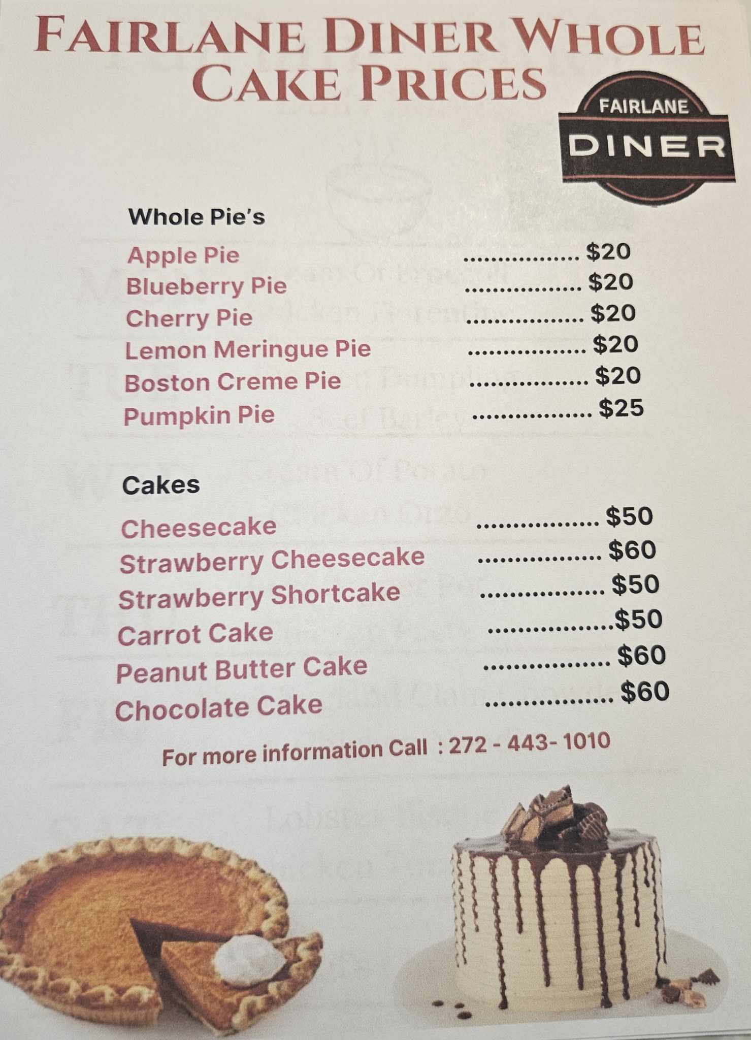 Full Cake Prices Full Cake Prices